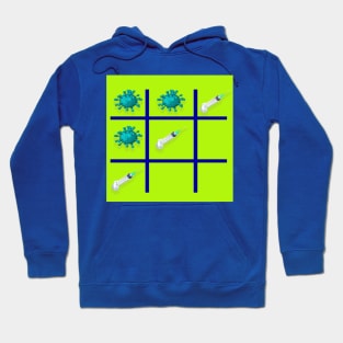 Vaccination wins the battle. Science is the future. I play three in a row. Hoodie